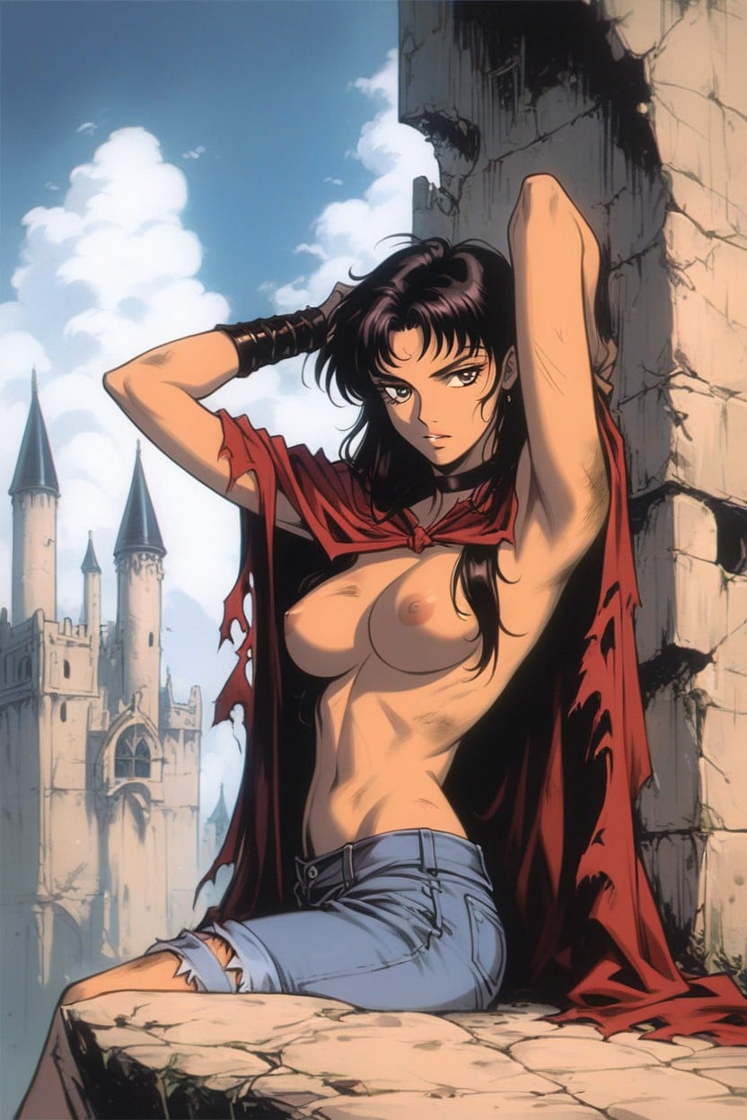 Topless, Berserk Art Style, Style Of Kentaro Miura AI Gay Porn