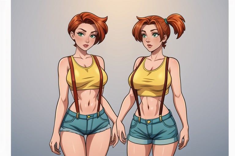 Petite Poitrine, Misty (pokemon), Petit CulPorno IA Hentai