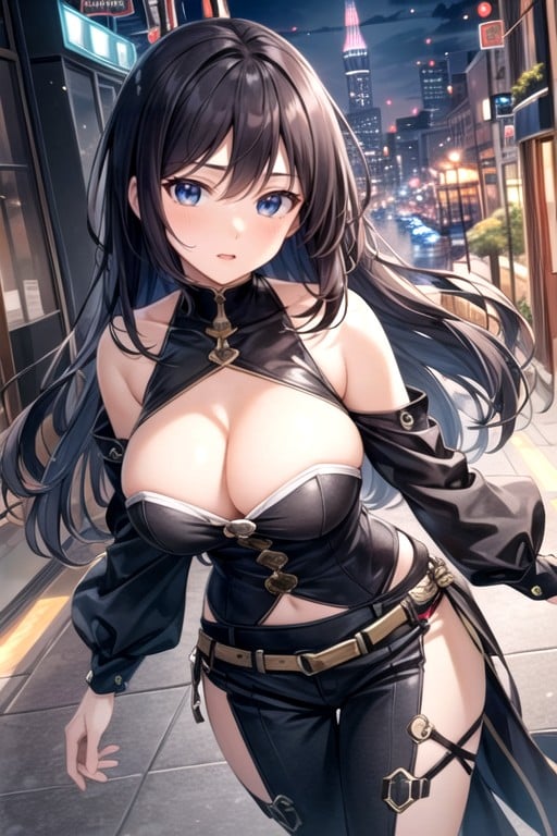 City Background, Solo, SfwPorno AI