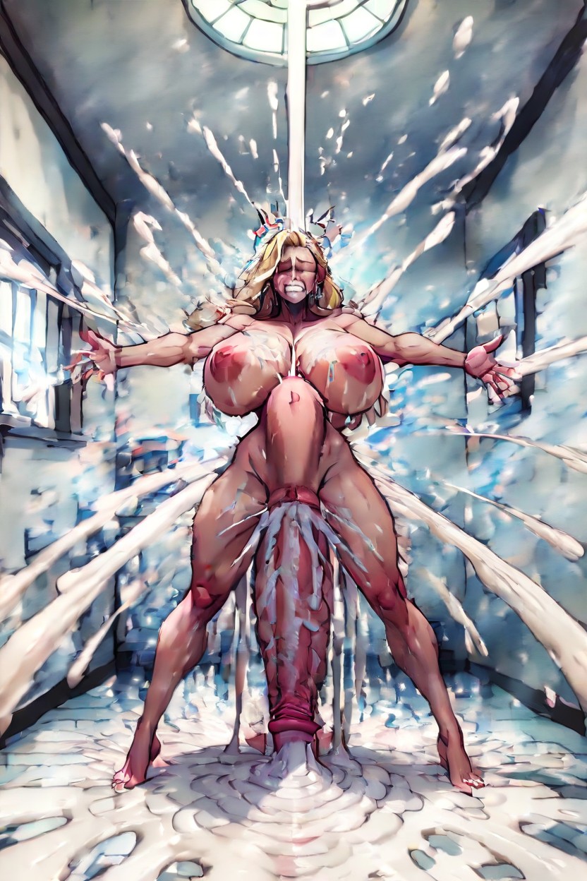 Inside Vagina, Arms Behind Back, Extremely Deep AI Porn