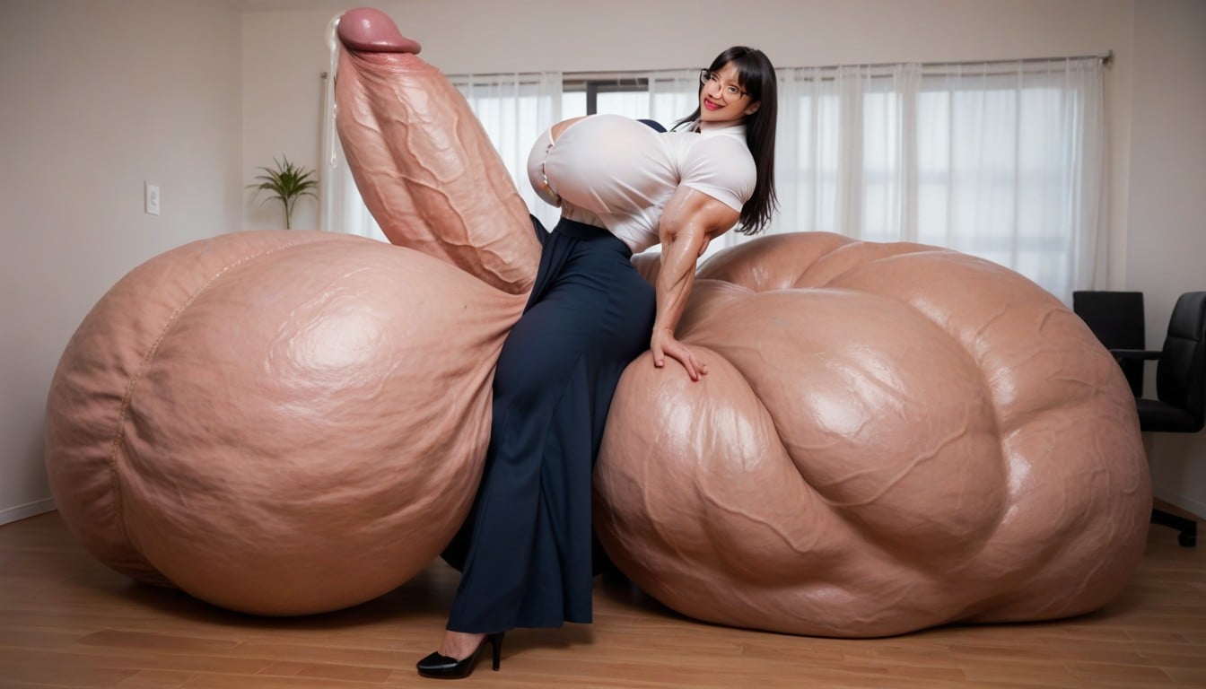 Gigantesco, Hyper Huge Muscles, Black Eyes Porno shemale IA