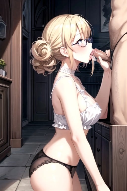 Underpants, Ahegao, Glasses AI Porn