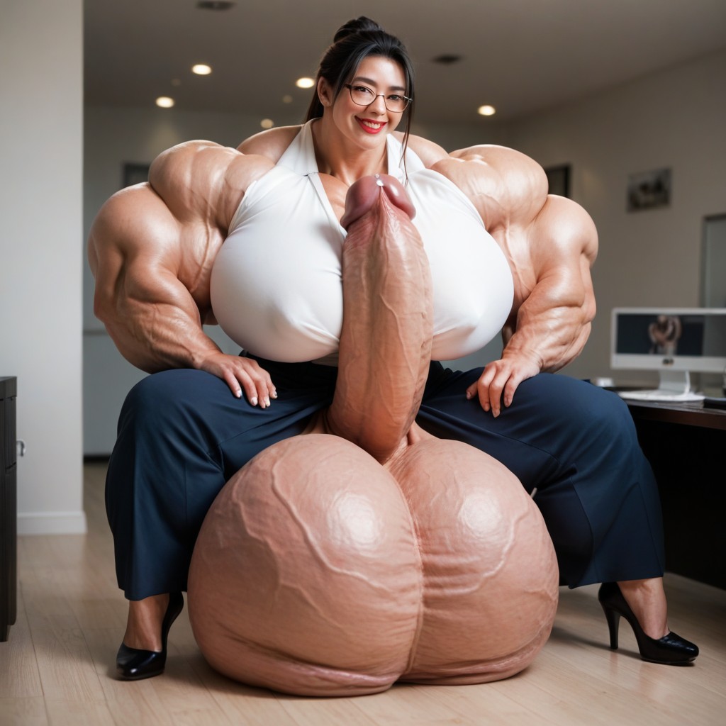 Growth, 50+, Many People Around Shemale AI Porn