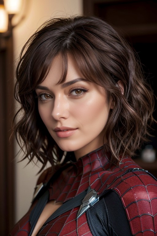 Makeup, Thick, Short Length AI Porn