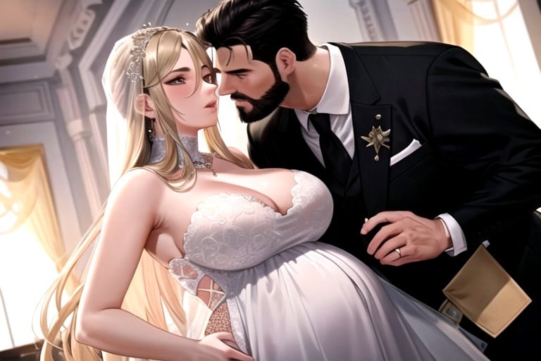 Male Black Hair, White, Pussy AI Gay Porn