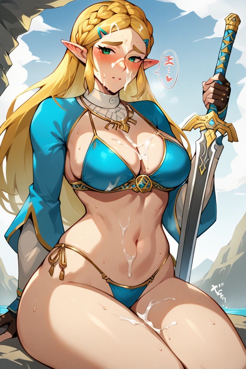 사정, Bikini Armor, AloneAI 포르노