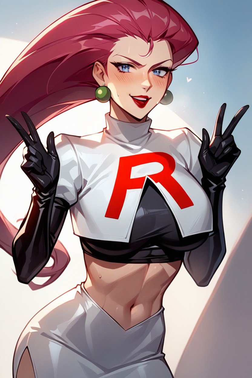 Jessie From Team Rocket Wearing The Original Outfit From Misty, Outfit To Way To, OutfitPorno IA