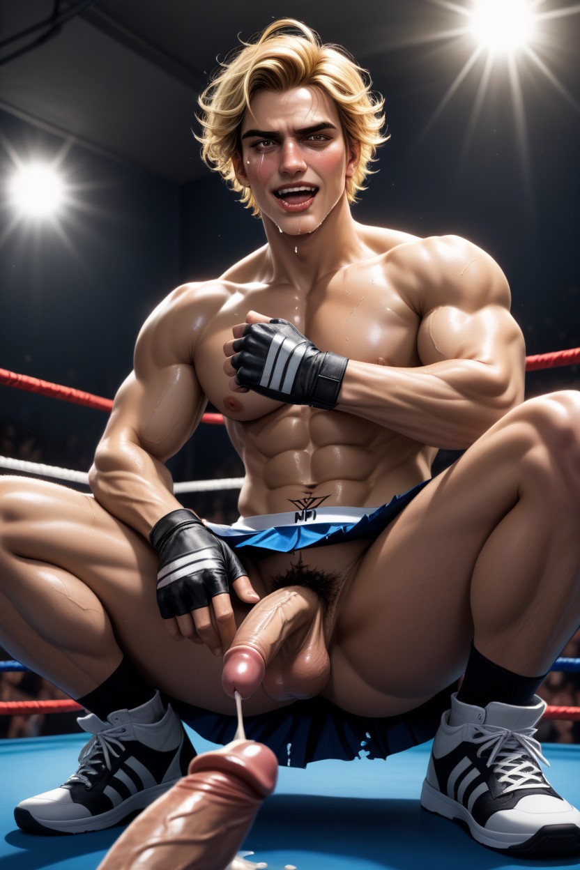Mouth Agape, Bottom Up (upskirt), Bottom Up AI Gay Porn