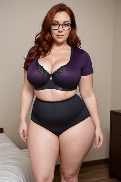 Bbw, Posing Towards Camera, Super Wide HipsPorno IA