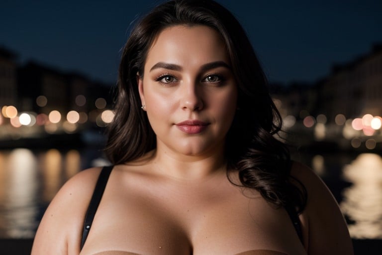 Night, Small Breast, Soft Shadow AI Porn