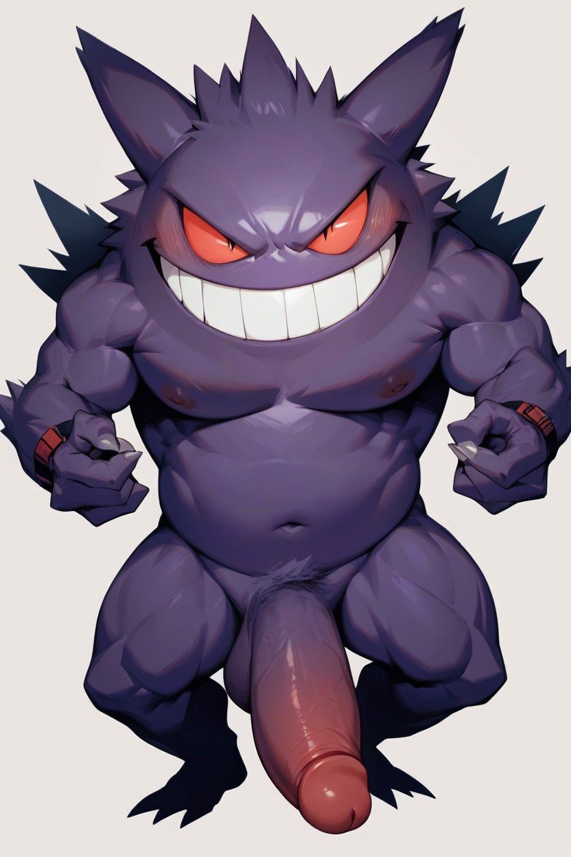 Gengar From Pokemon With A Dick Pornografia de IA