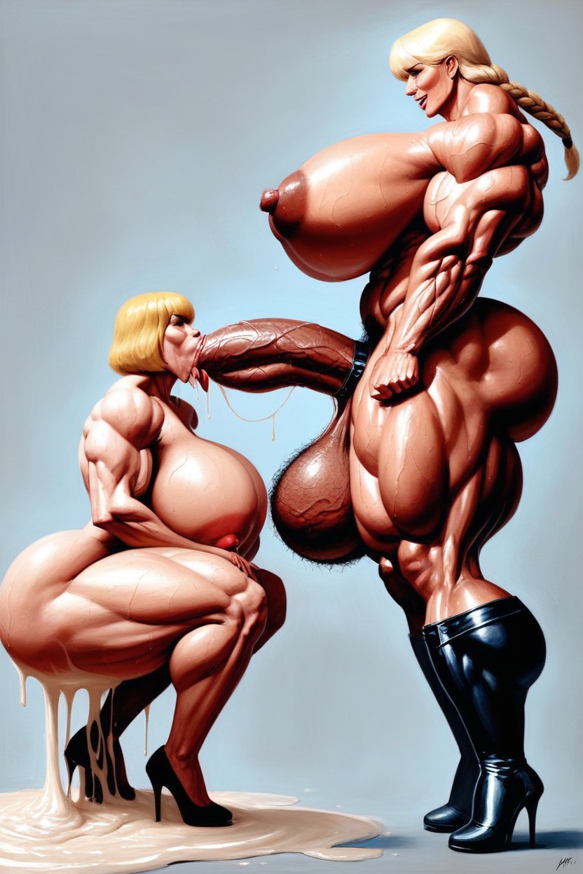 German, Harem, Naked Shemale AI Porn