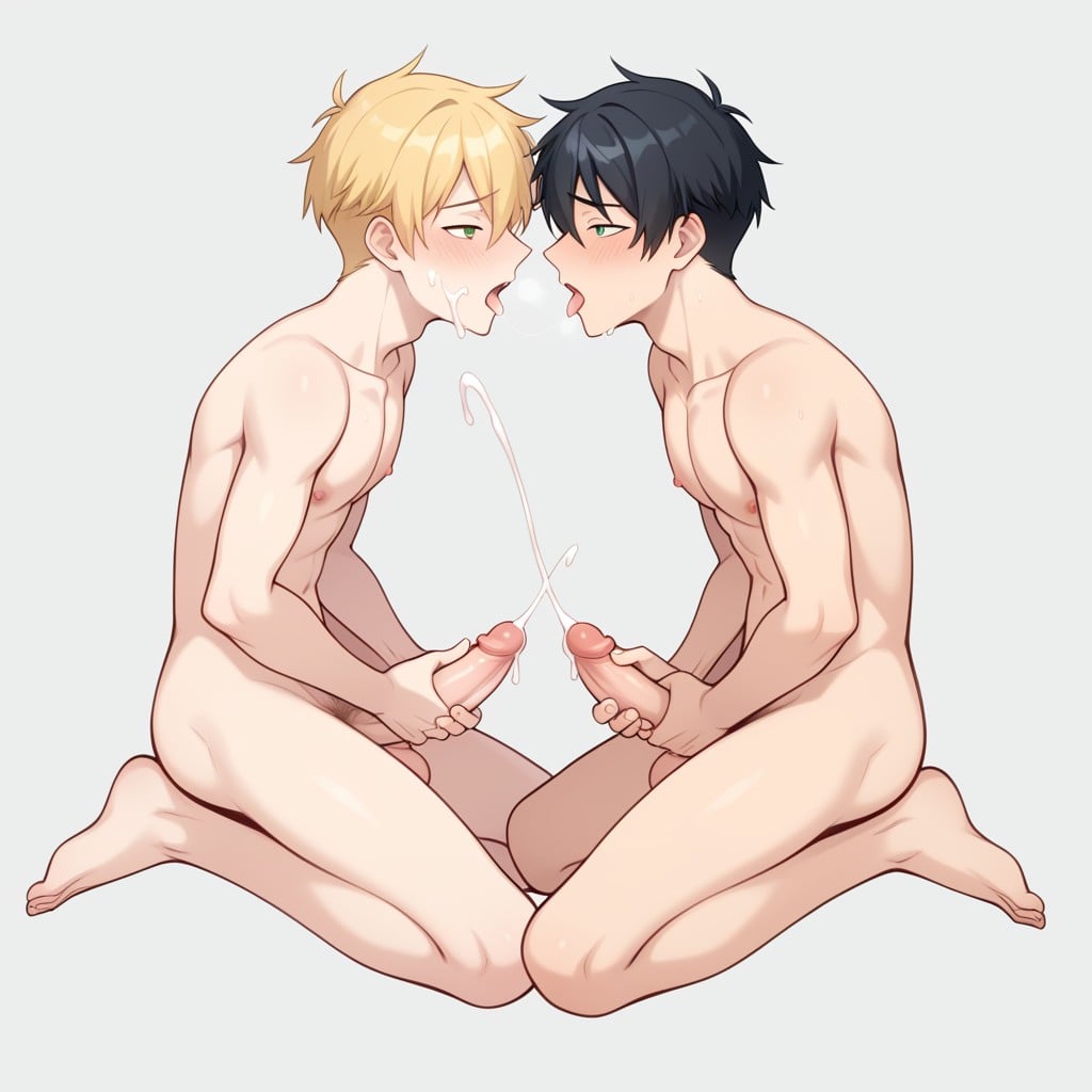 A Lot Of Cum, Full Body, Grind AI Gay Porn