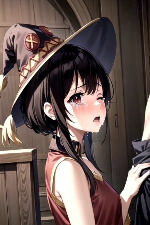 Choro, Ponto De Vista, Megumin (isekai Quartet) Hentai IA pornografia