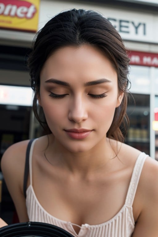 De Haut En Bas, Yeux À Demi-fermés, 2 PersonnesPorno IA