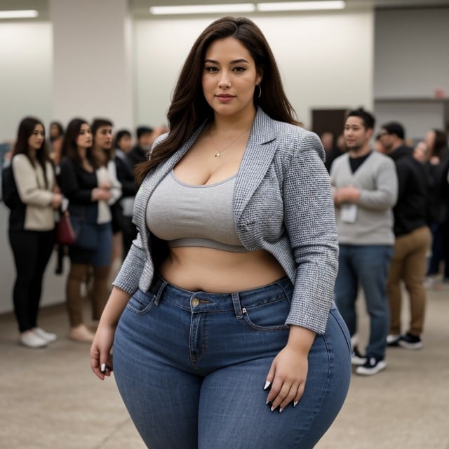 High Resolution, Thick Bbw, Gluteal CleftsAI 포르노