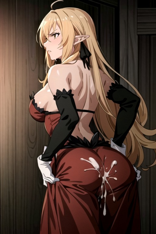 Creampie, Mushoku Tensei, Pelo DespeinadoPorno AI