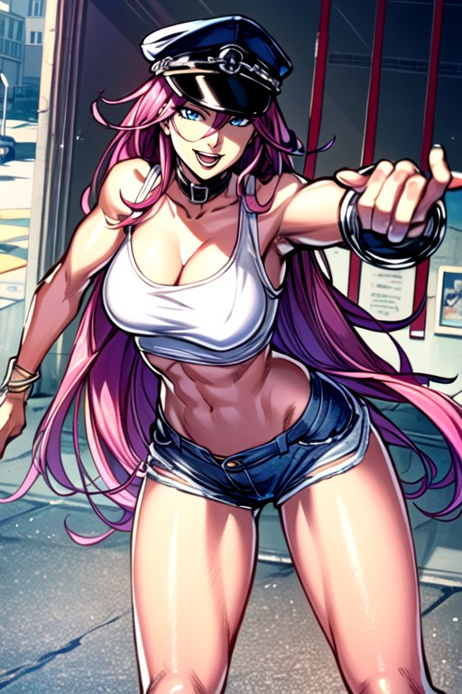 Cute, Comic, Poison (street Fighter) Hentai AI Porn