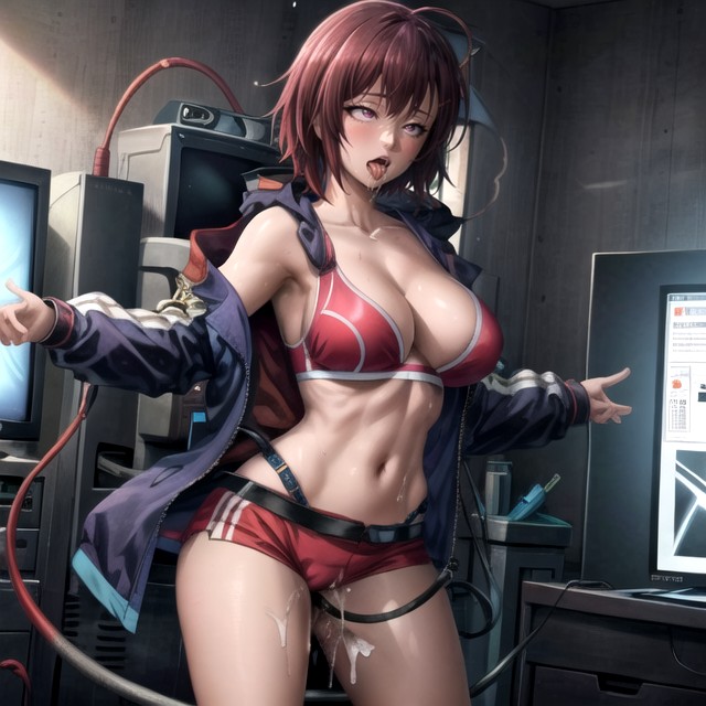 Surréalisme, Shizuka (zom100), Machine À SexePorno IA Hentai