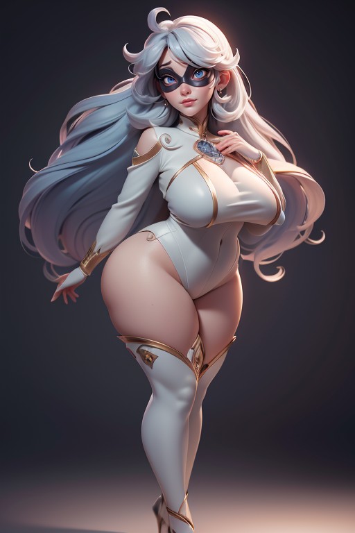 Evening Ball Mask, Hime, Realistic Hentai AI Porn