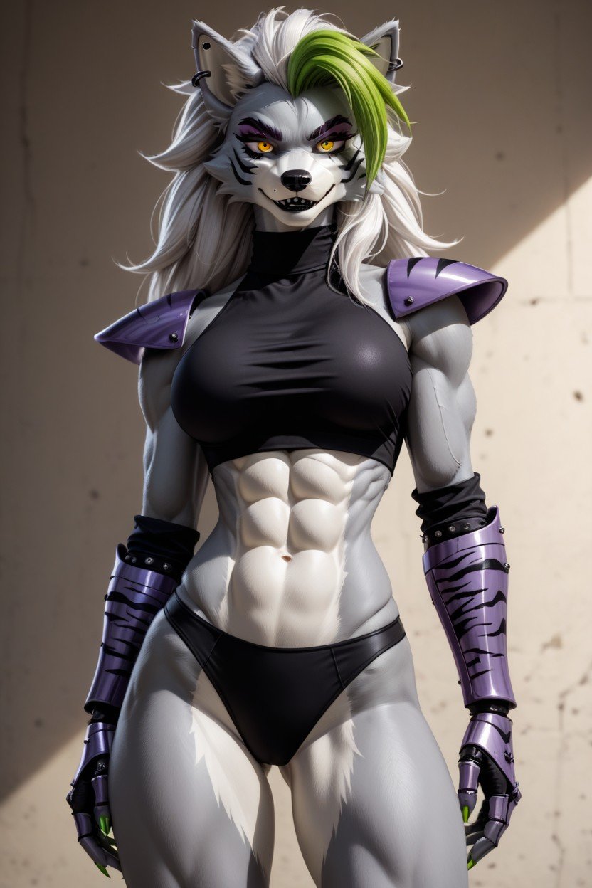 Roxanne Wolffnaf, Furry, Black BikiniAI 포르노