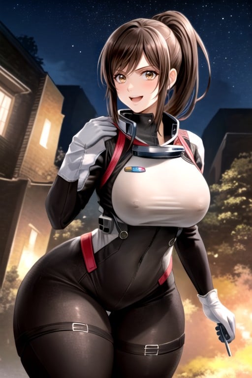 Sci-fi, Massive Breast, Bodysuit Hentai AI Porn