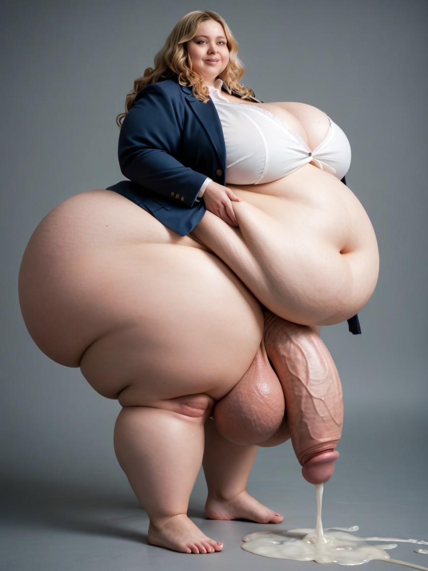 Hyper Breasts, Fat, Futanari Shemale AI Porn