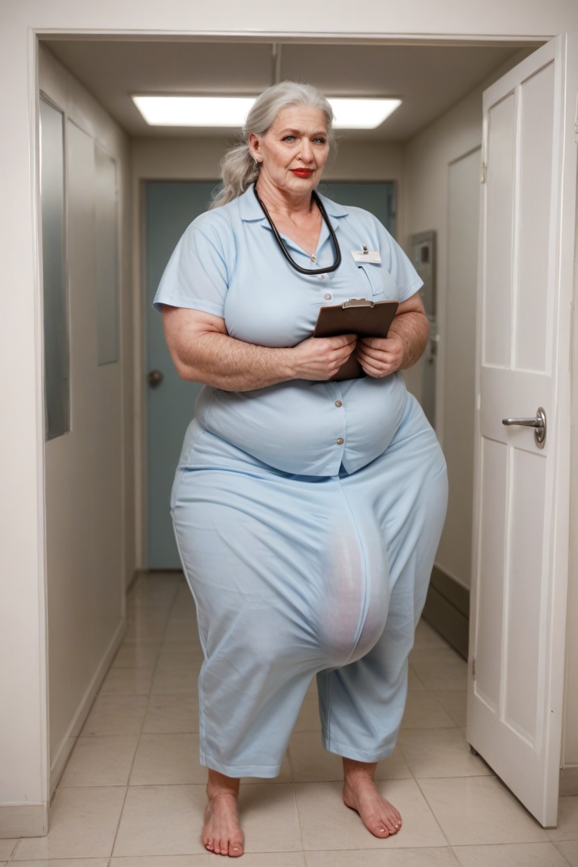 Hyper Hairy Arms, Oversized T Shirt, Full Body Shemale AI Porn