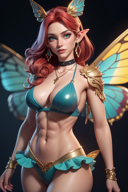 Necklace, Butterfly Wings, Fit AI Porn