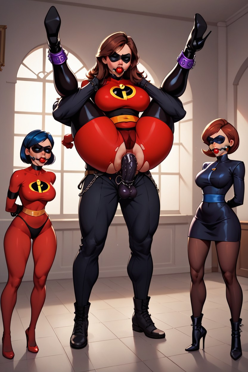2 People, Mistress, Arms Behind Back AI Porn