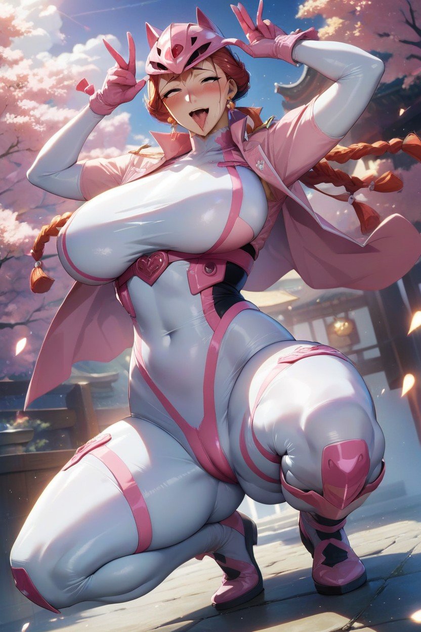 Thick, Kaijoubon Seisou Pink, Tight Body Suit AI Porn