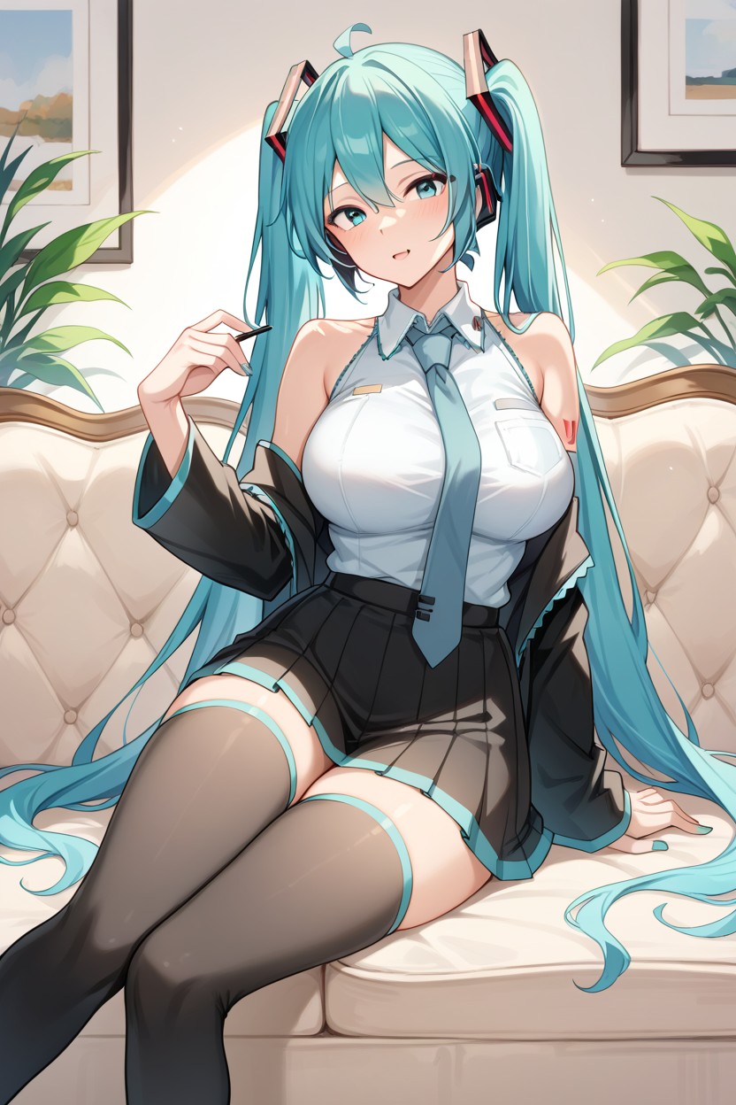 Hatsune Miku, Sitting On The CouchAI黃片