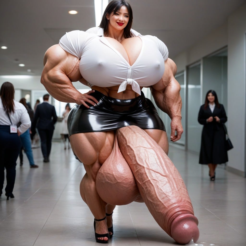 Shirt, Muscular, Gigantic Shemale AI Porn