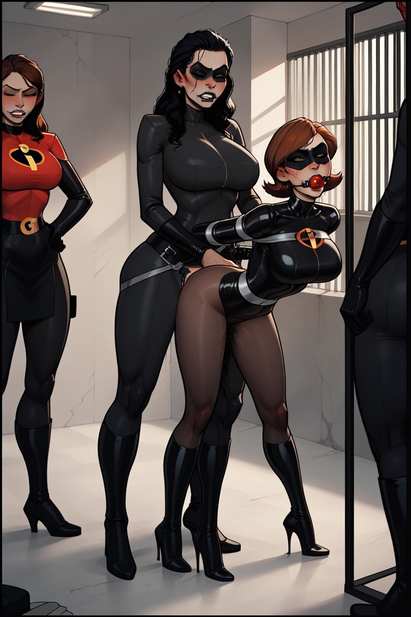 In Color, Arms Behind Back, Massive Breast AI Porn