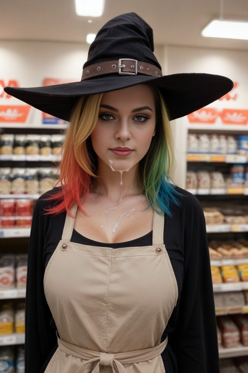 Convenince Store Worker, Witch, Swedish AI Porn