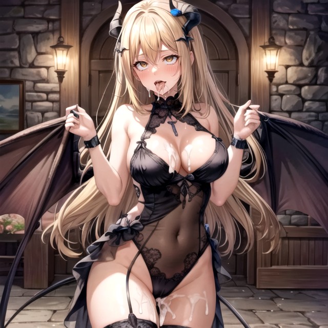 Aiz Wallenstein (is It Wrong To Try To Pick Up Girls In A Dungeon?), Stockings, Ahegao AI Porn