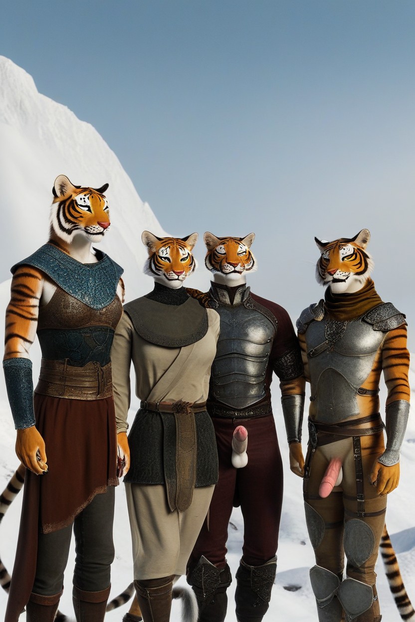 Skyrim Cat Person, Caravan Group, Medium Furry AI Porn