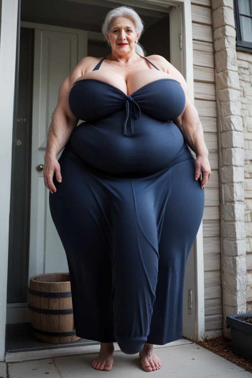 Full Body, Hyper Cock, Extremely Fat Shemale AI Porn