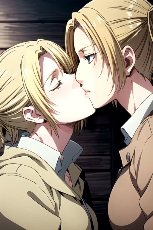 Bunda Arredondada, Annie Leonhart (attack On Titan), Peito Arredondado Pornografia de IA