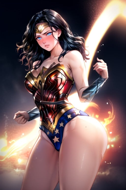 Hipnosis, Wonder Woman (dc), Ojos BrillantesPorno AI