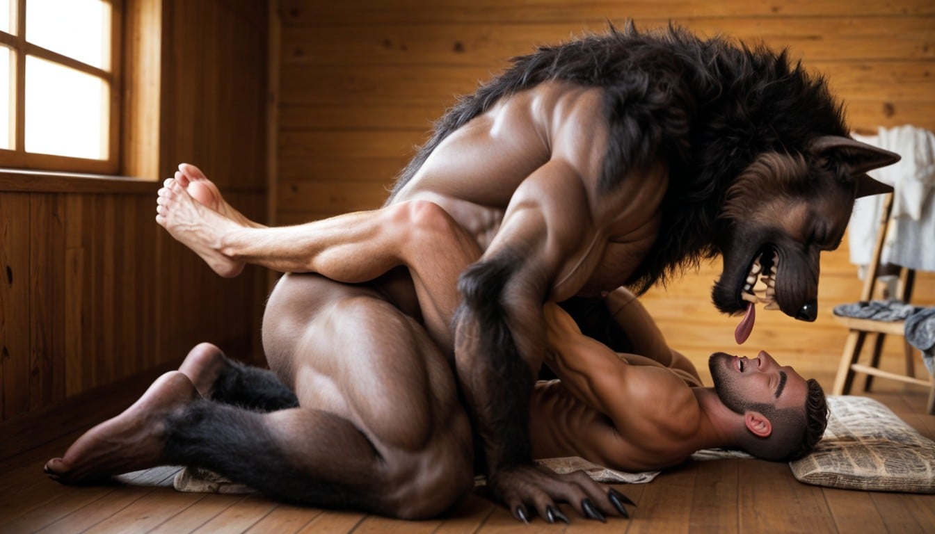 Massive Shoulders Muscles, Orgasm, Mating Press AI Gay Porn