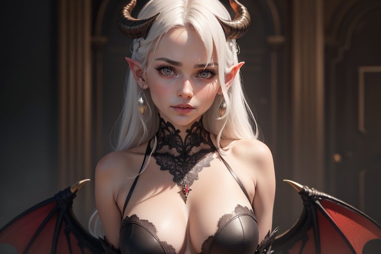 Medium Ass, Red Eyes, Succubus AI Porn