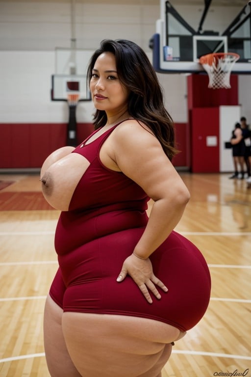 Ssbbw, Filipina, Bunda Extremamente Grande Pornografia peluda com IA