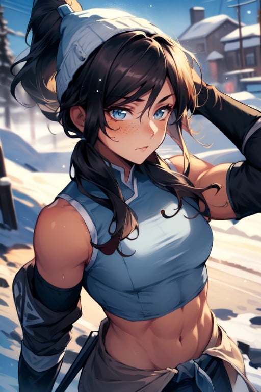 Extremely Hair, Cargopants, Guantes De NylonPorno AI Hentai