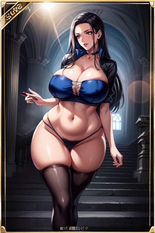 Risque Erotic Waist Pants Low Rise Cheeky Miniskirt, Stockings, Digital BlendingAIポルノ