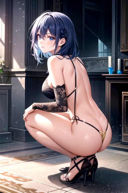 Big Butt, Jewelry, Looking Over Shoulder At YouAIポルノ