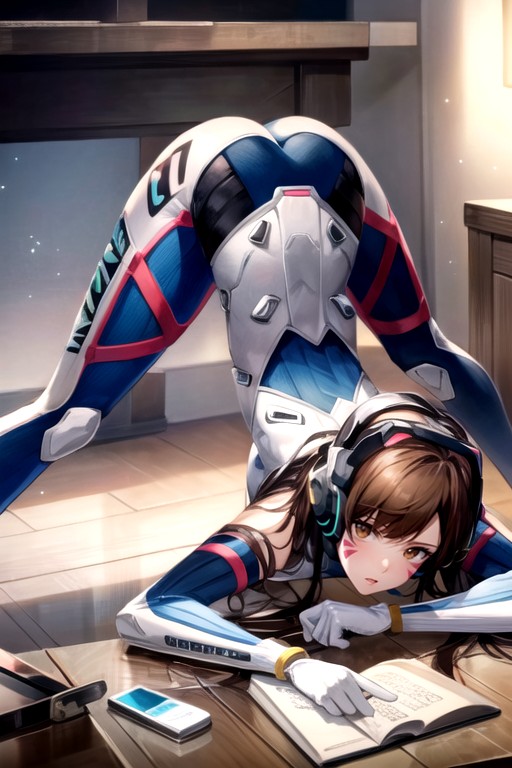 Pose De Jack O' Lantern , D'va (overwatch)Porno AI Hentai