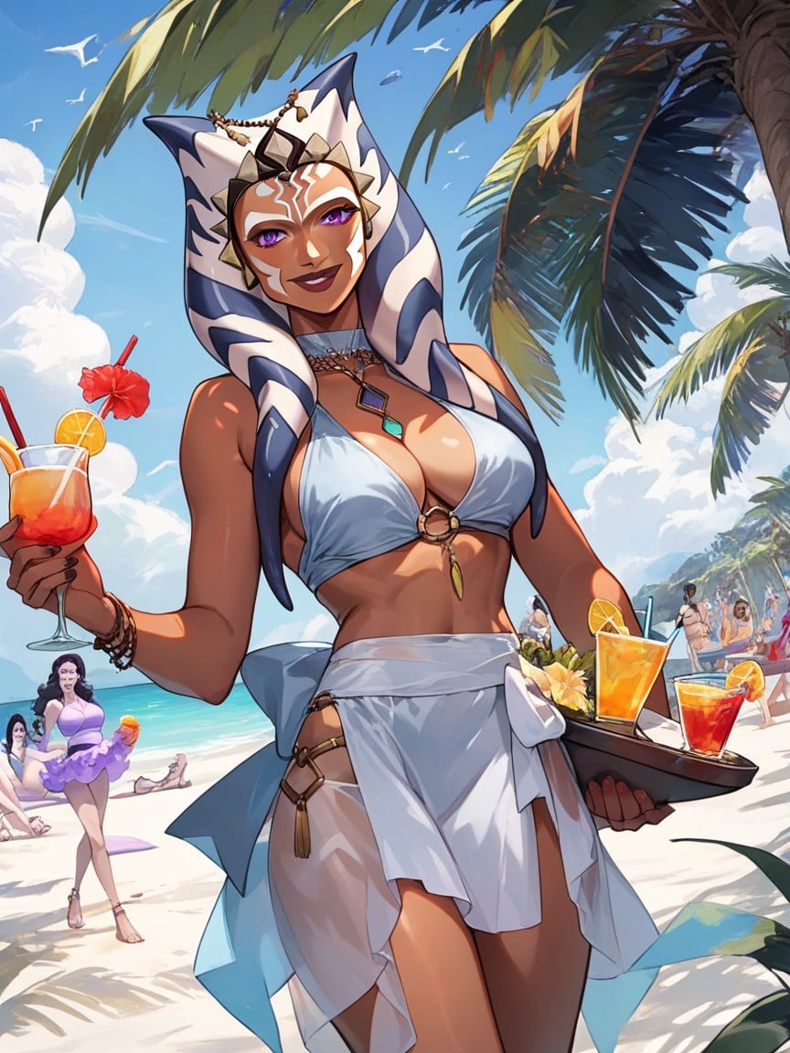 Ahsoka, Looking At Viewer, SmilingAI黃片