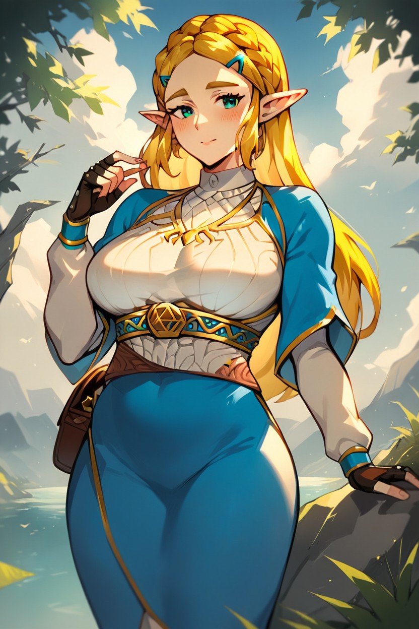 Princess Zelda From Breath Of The WildAI黃漫