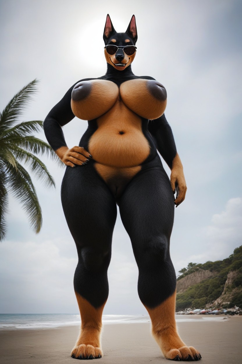 Big Nipples, Sunny, Nude Furry AI Porn